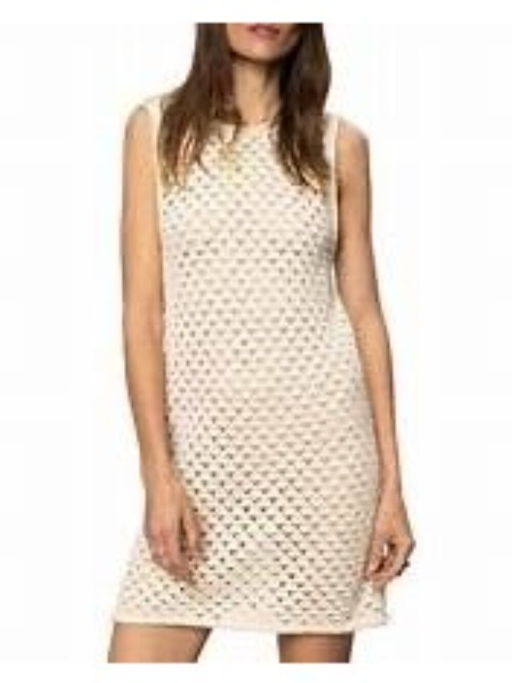 Sanctuary NWOT Summer Shell Crochet Dress in EcoNatural XS - Picture 5 of 6